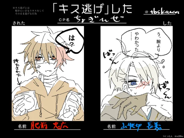 キス逃げ ちょぎひぜ 