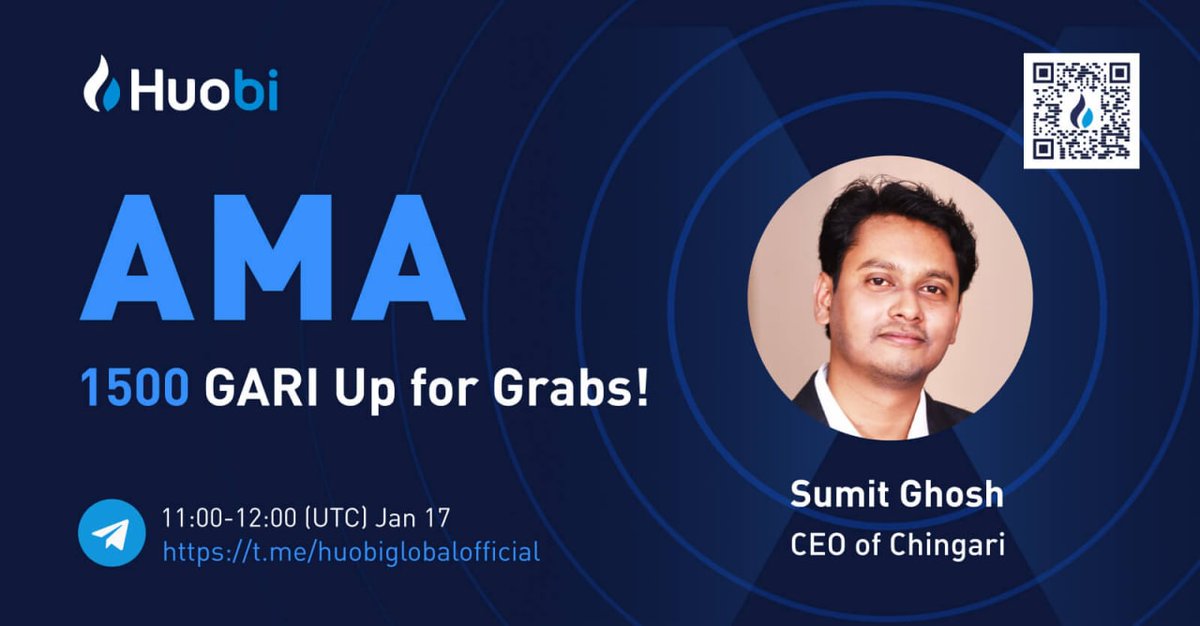 WawanArsid's tweet photo. Huobi  × Chingari AMA
11:00 - 12:00 (UTC)  Jan 17
Don't missed this!! 

Join in this channel https://t.co/ZAiWwAxRSD https://t.co/RKTuulQL3f