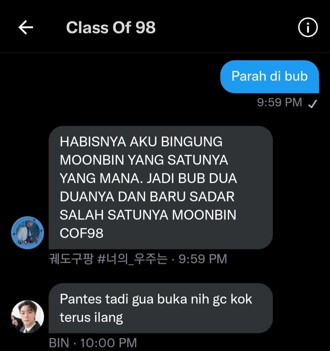 SlRENMIXX's tweet photo. perkara salah bub moonbin #txtfromcof98 https://t.co/lzW5stauXl