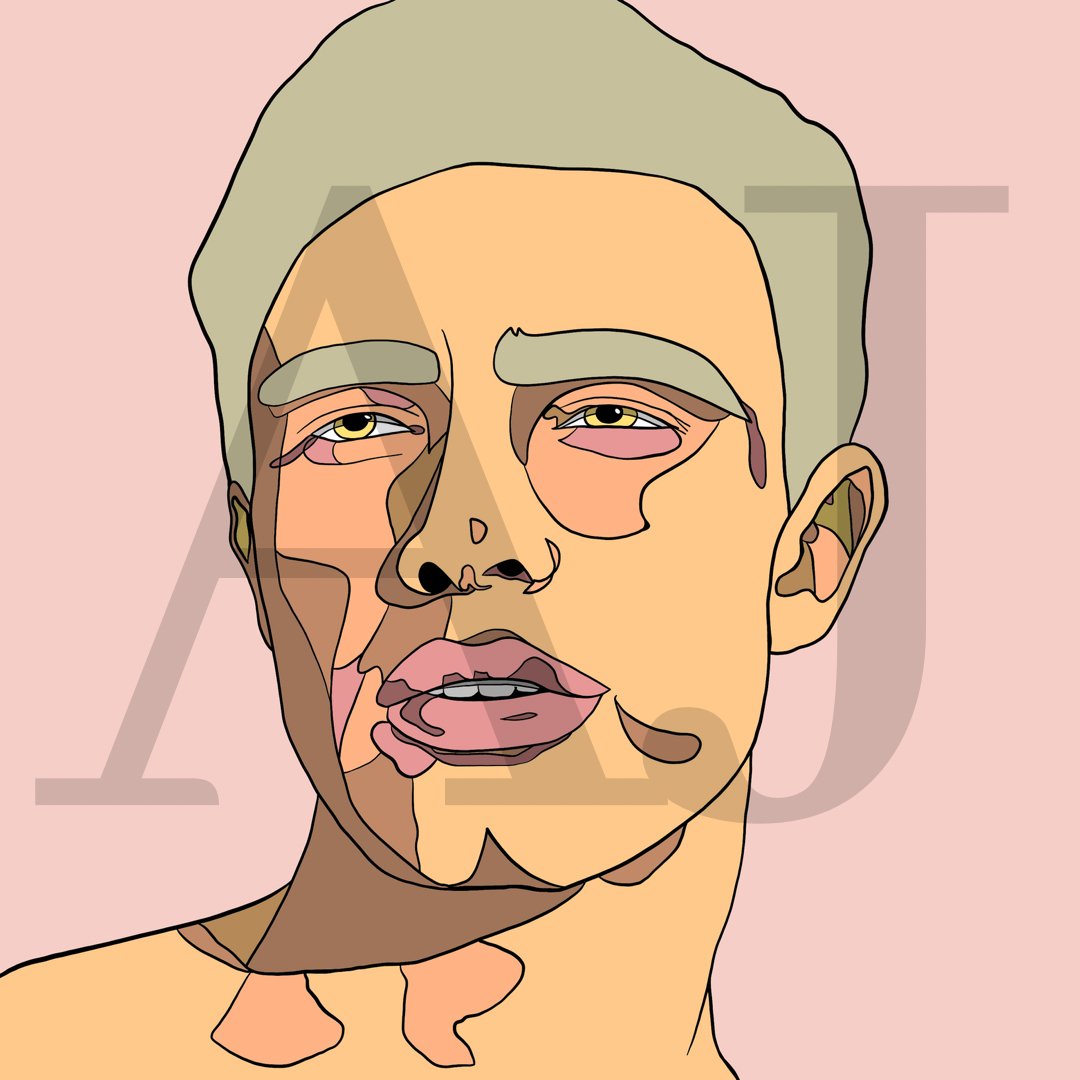 Andjam_NFT's tweet photo. No, it's not Aaron, his name is Aron! Visit him and the rest of the family on OpenSea! 

#nft #nftart #nftartist #art #artist #popartstyle #popart #portrait #popportraitart #crypto #eth #opensea #andjam #firstcollection #number5 #NFTcollectibles https://t.co/DZtiqwi3sN