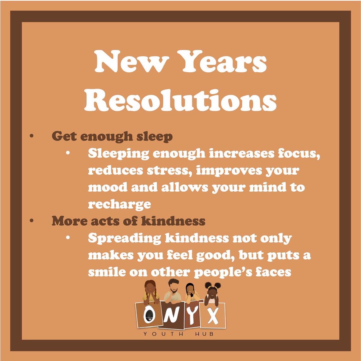 Happy New Year 🥳 Some of you may have New Years resolutions… and some may not. We’ve made a list of resolutions that you may want to consider #happynewyear #resolutions #youth