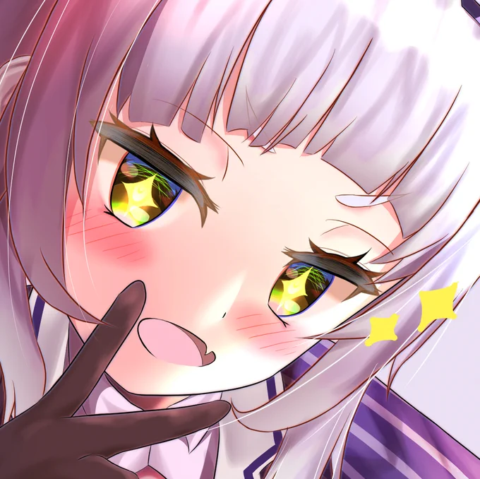 #シオンちゃん不足なのでみんなのシオンちゃん絵が見たいこんな感じでいかかが...? 