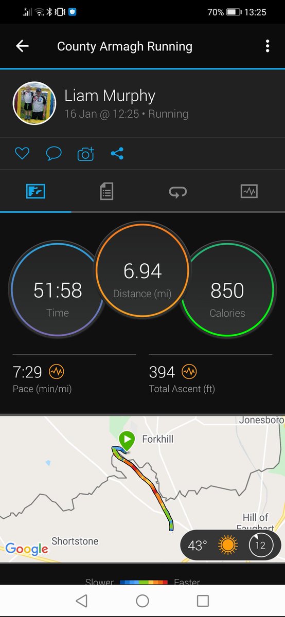 tedmurphy24's tweet photo. Another one off the @ArmaghLGFA #100kmsin31day target. Armagh and Louth covered today #borderfox https://t.co/jFfVuoJFdh