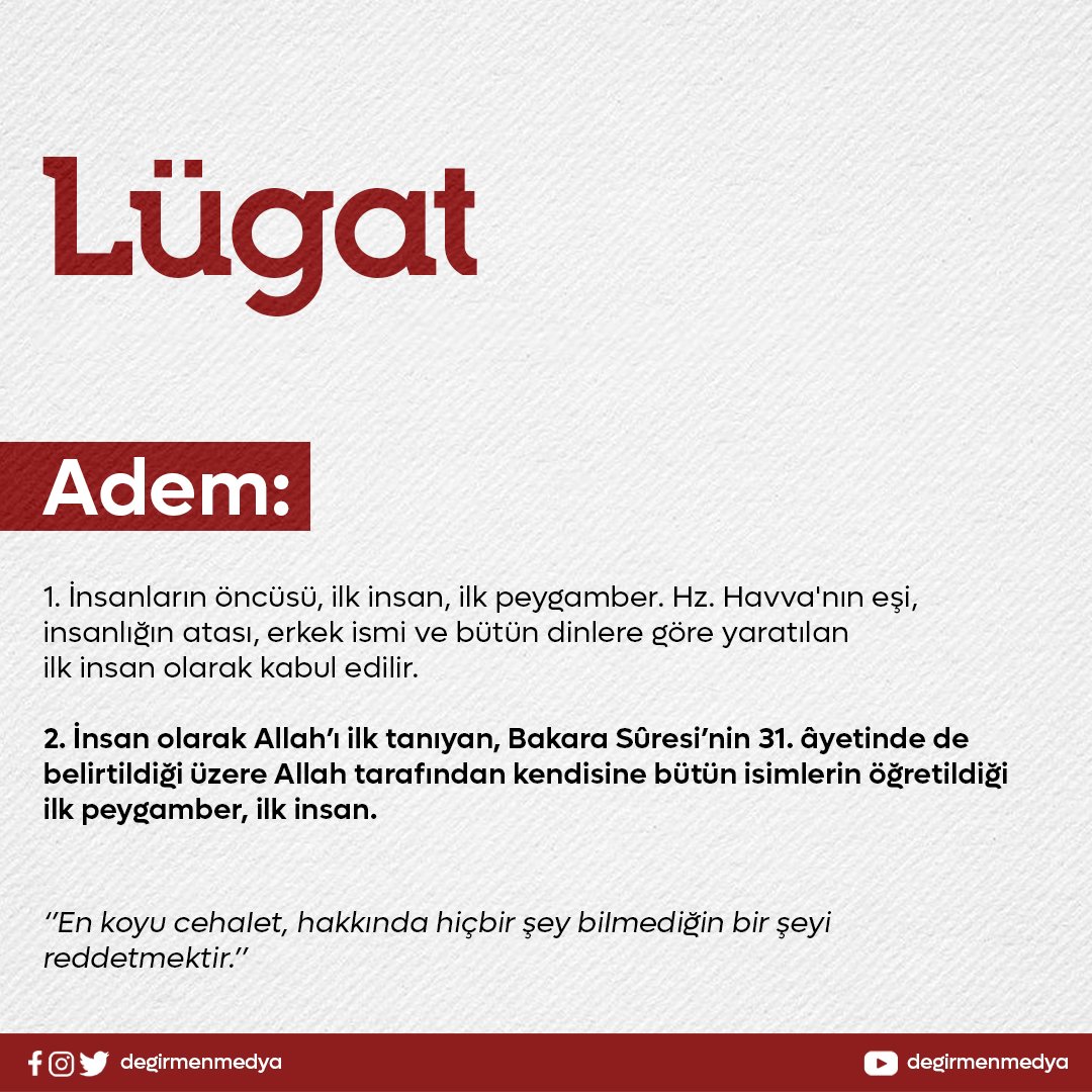 ‘’En koyu cehaIet, hakkında hiçbir şey biImediğin bir şeyi reddetmektir.’’

#sezenaksuhaddinibil