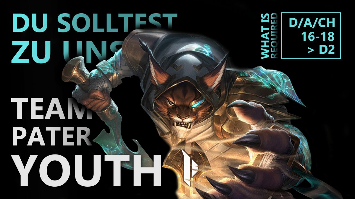 Spieler für neues Projekt "Talentschmiede Pater Julez youth" gesucht
Wir fördern junge Talente beim Einstieg in den eSports.
Wir ermöglichen euch professionelles Coaching und Beratung im eSport.
Du bist jung, zielstrebig und hast Leidenschaft zum eSport?
Dann melde dich bei mir!