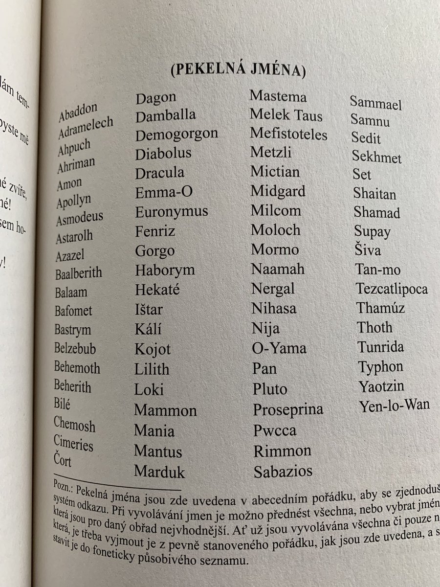 cz_heretic's tweet photo. Hellish names from Satan bible🖤👹
#satanbible #antonszandorlavey
#heretic #unholylabel #evilco666 https://t.co/t5lo59BFYI