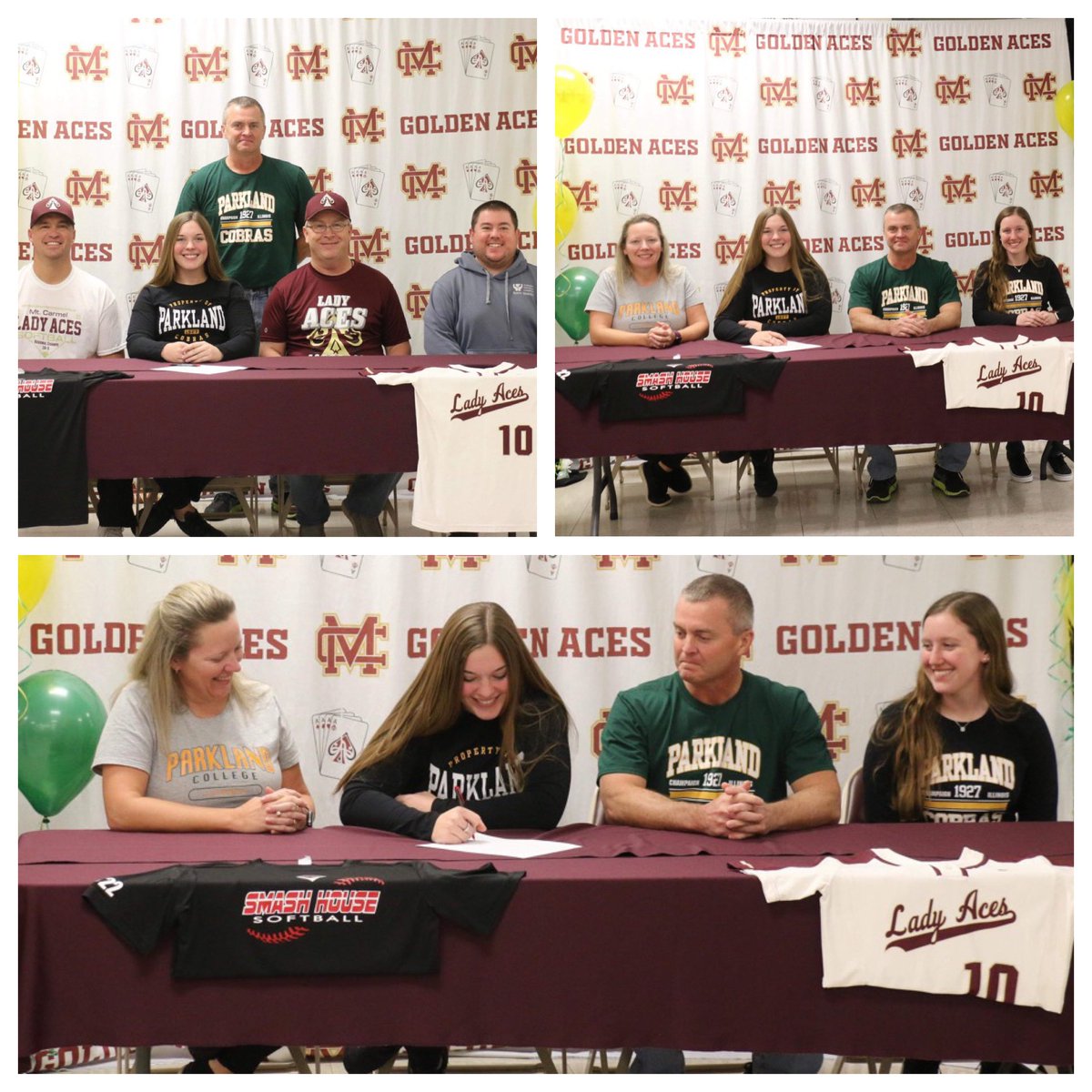 This past week Kami Pearson signed her National Letter of Intent with Parkland College!!! We are so proud of you and know you will grow and succeed tremendously on and off the field at the next level. Congratulations, KP!!  Go Cobras! 🐍