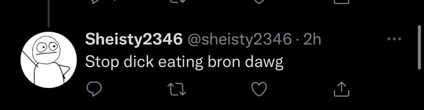 Ghossst__'s tweet photo. @sheisty2346 All u talk about is dick 😭😭😭 bro ur acc a f4gg0t lmaoooo. Say what u want 😂😂🤣🤣 https://t.co/WJu7rdiV7D