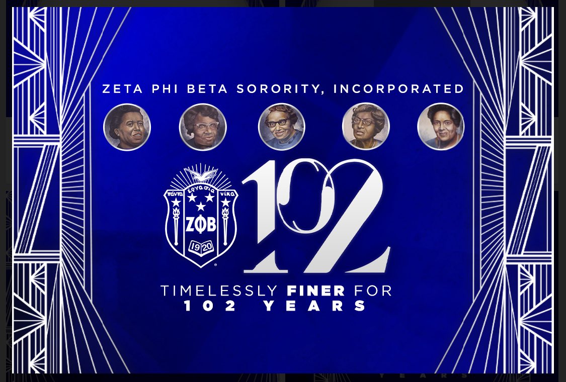 trebluPR's tweet image. Happy Founders’ Day to our Finer Women of Zeta Phi Beta Sorority, Incorporated! Today we celebrate 102 years of Scholarship, Service, Sisterhood and Finer Womanhood! 

We are Finer!

💙💙💙💙💙🕊
#zetaphibeta #zphib102 #timelesslyfiner1920
