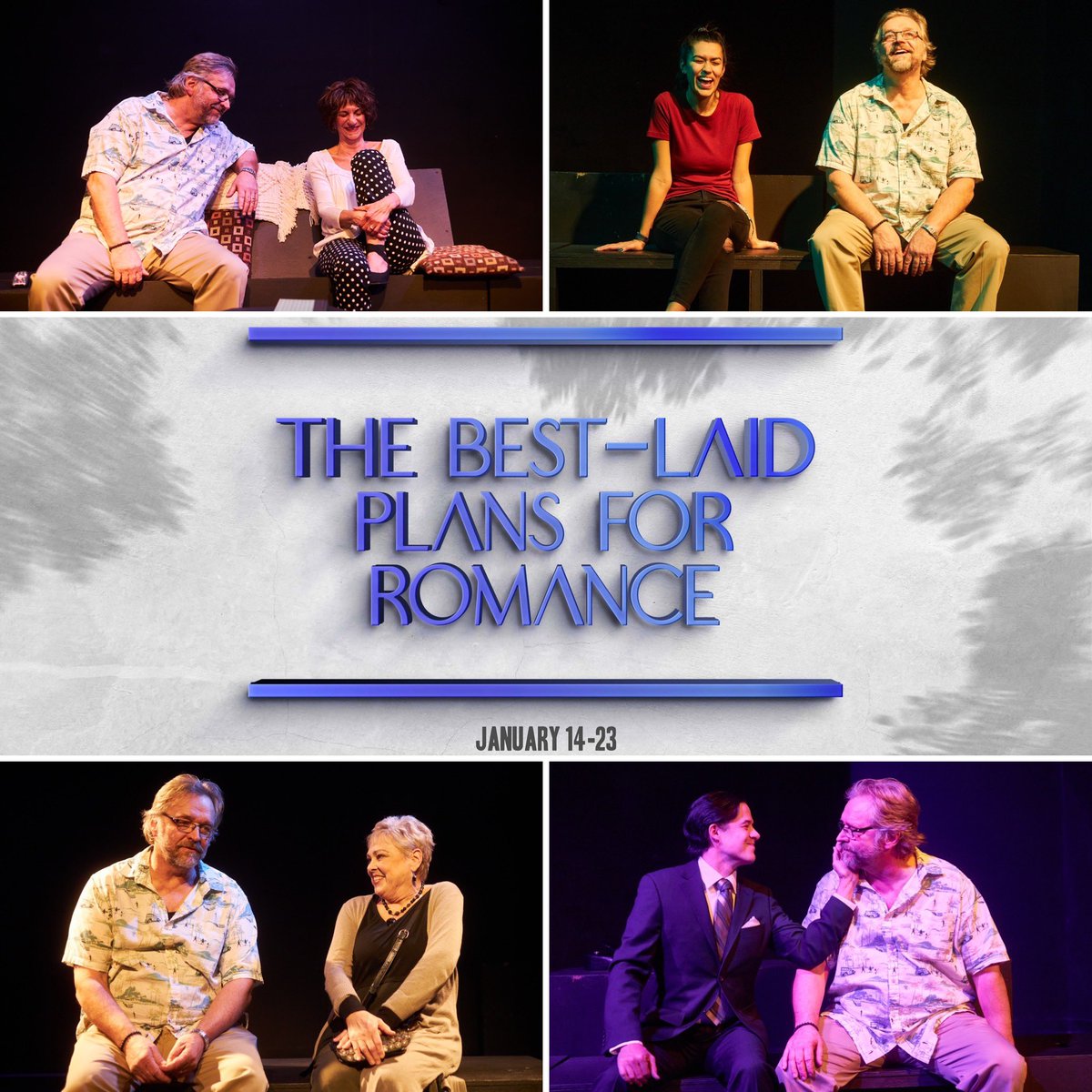 I needed someone to understand my ups and downs and there you were. How sweet it is …
4 more chances to see THE BEST-LAID PLANS FOR ROMANCE.  SEE IT TODAY AT 2 PM at our WEST CHESTER LOCATION. Complete information and tickets: saltpa.com/bestlaidplansf…