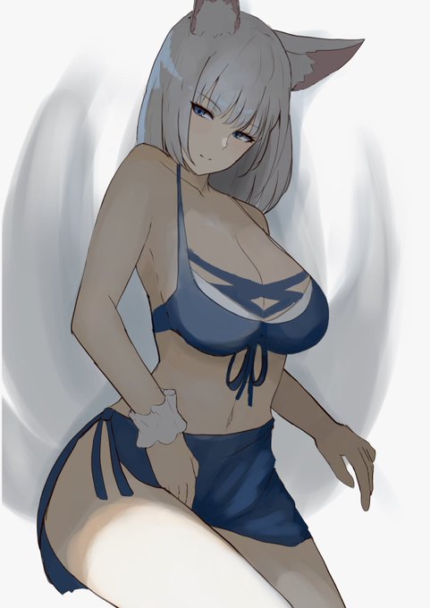 水着加賀
 #アズールレーン 