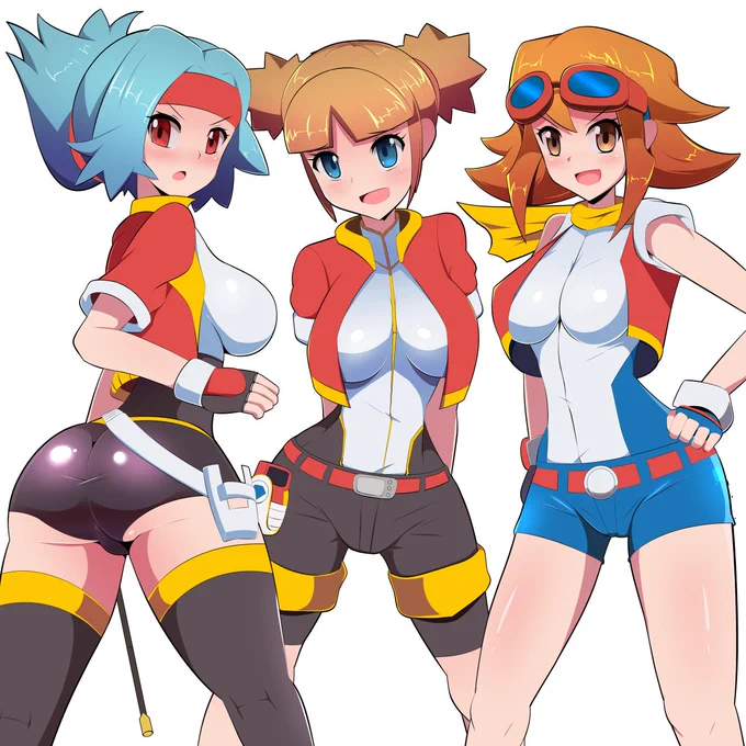 skeb進捗ポケモンレンジャーメスガキッズ。 