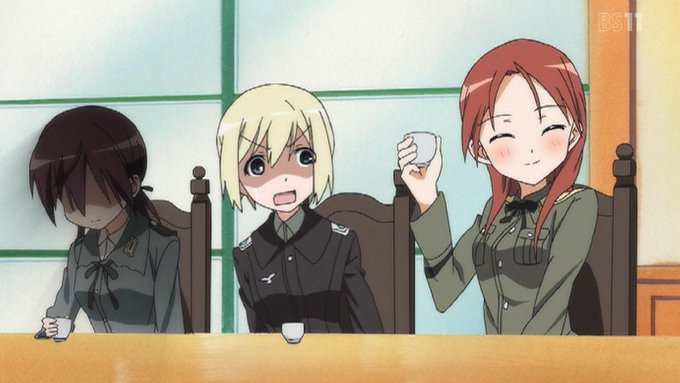 一番懸念されるのがミーナ中佐が恋人失ったショックとストレスで味覚障害起こしてるんじゃないかだったり。何食べても味がしないのを隠す為に美味しくいただいているふりをしてたり? 