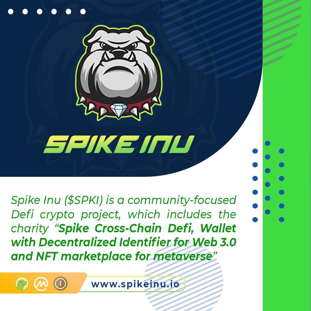Diule0210's tweet photo. @DropYourNFT $SpikeInu - The 100x Erc !
#Spki #Eth #Ethereum
✅ Liquidity locked for 2 years.
✅ CMC, CG coming soon!
✅ 3% Redistribution to holders.
✅ 30m cap, Top 1 trending dextools
✅Listed Uniswap
Website: https://t.co/YDXowA8KDt https://t.co/xPe7Ah0mV9