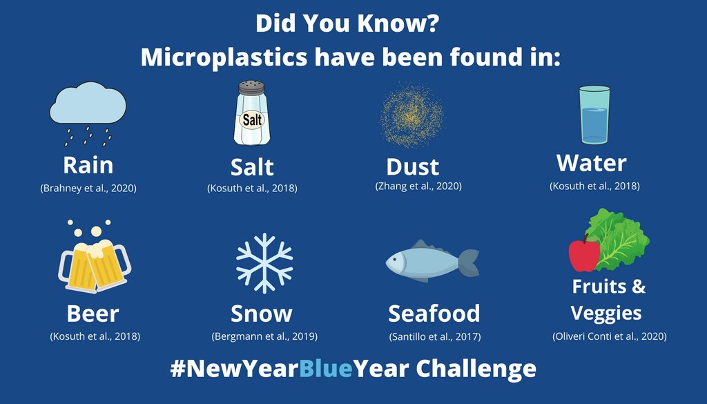 LoggerheadMC's tweet photo. Did you know? 
Microplastic particles can be ingested or inhaled by humans, and microplastics have been found in all of these! 

Join LMC in the fight against plastic by eliminating disposable plastics from your life all year long! https://t.co/Ri9BWmoY9a