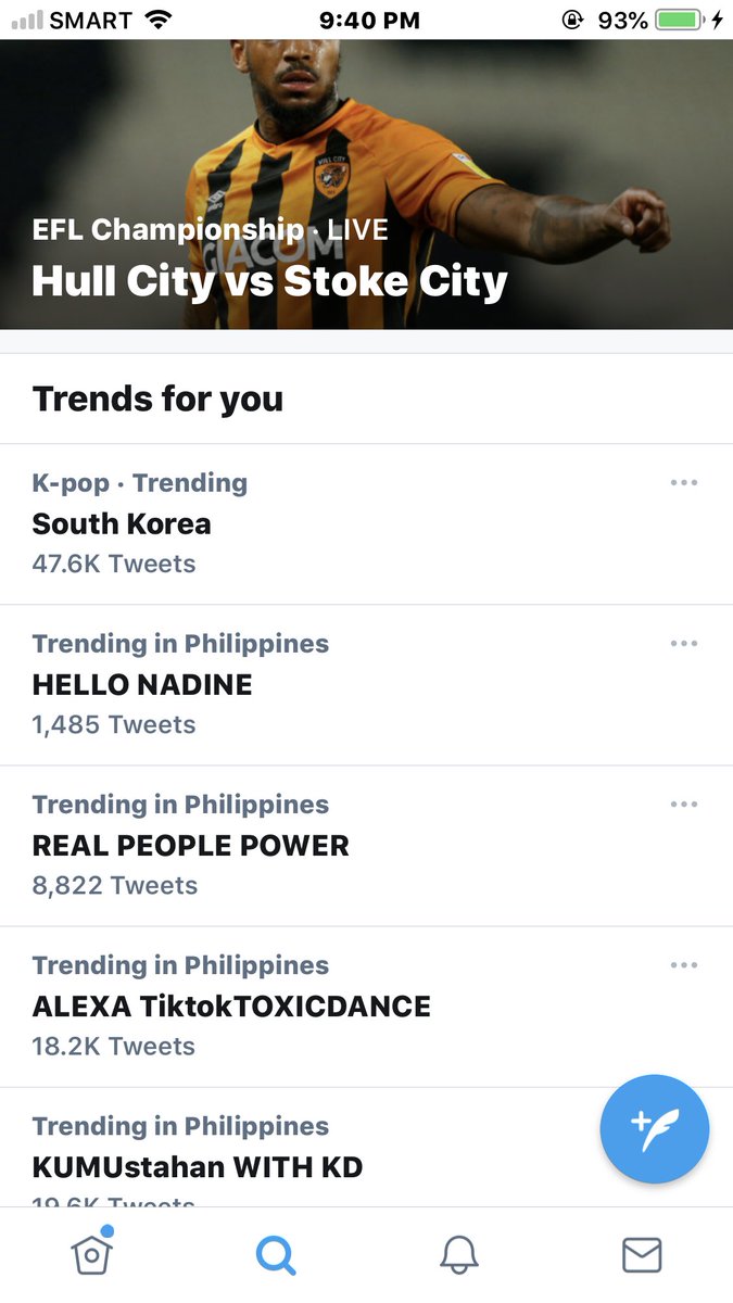 AbearEllen's tweet photo. HELLO NADINE is still trending.

#Naddicts12th
HELLO NADINE https://t.co/601TMulmev