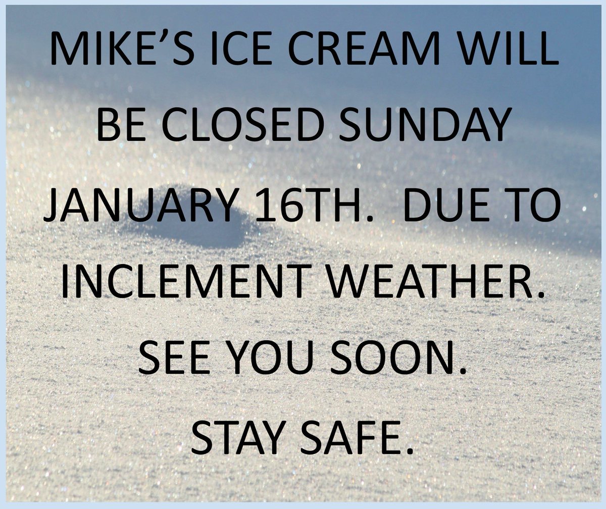 Mike's Ice Cream (@mikesicecream) on Twitter photo 