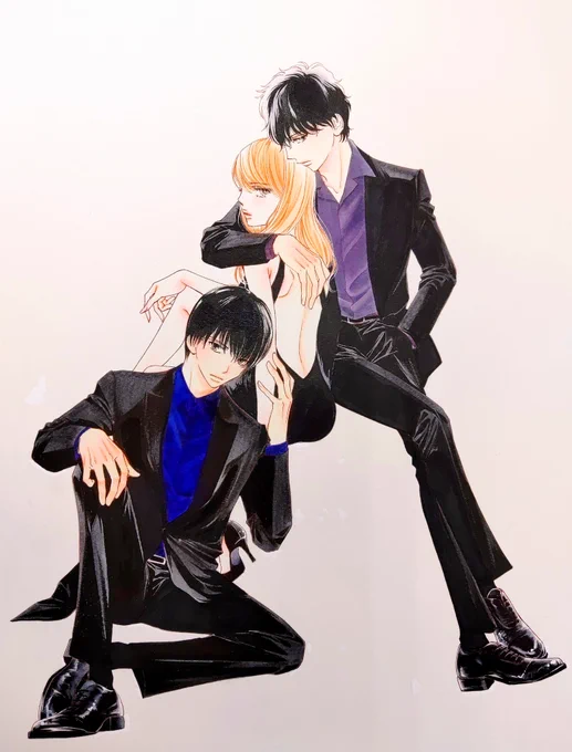 お知らせのRTや反応ありがとうございます。↓2月号発売中の表紙イラスト。靴のテカりを塗るのが楽しかったです。では原稿頑張ってきます💪 