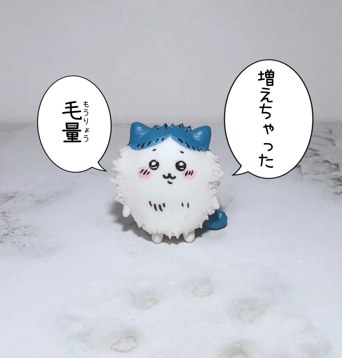 ちいかわ　増えちゃった毛量なちいかわとハチワレ ちいかわマーケット公式 on X: 