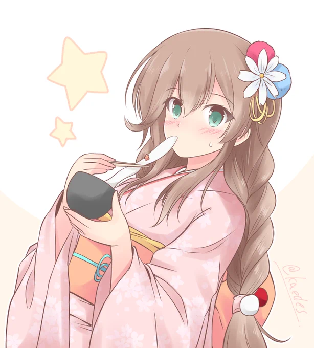 「食べ過ぎに注意!?」
#艦これ版深夜の真剣お絵描き60分一本勝負
#艦これ版真剣お絵描き60分一本勝負_20220116
#艦これ #能代 