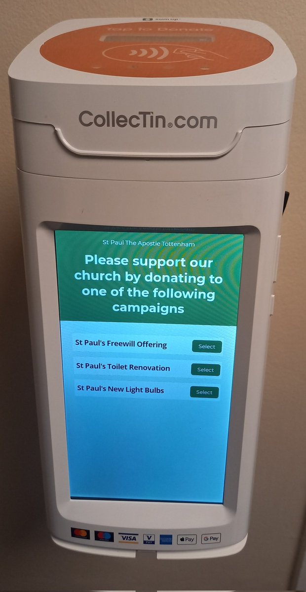 SSPJTottenham's tweet photo. We are happy to say that alongside our current "Give a Little" facility on our website; this morning, we have launched our new donation station. #sumup #collecTin.
https://t.co/Ukgykn7Z8j https://t.co/Ah8OFm1xfp