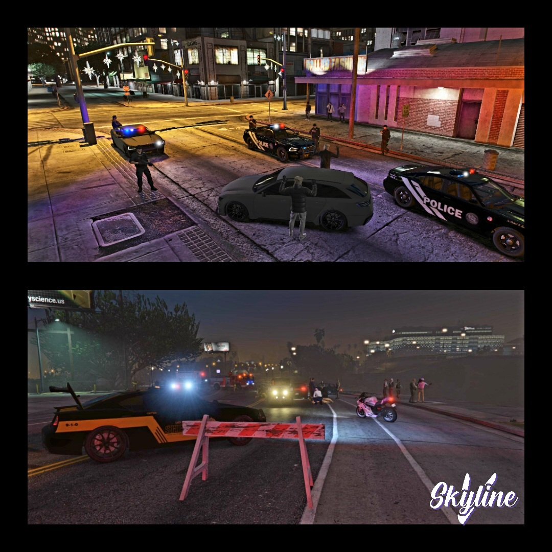 SkylineV10's tweet photo. Der tägliche Kampf gegen die Kriminalität in Los Santos hält die Justiz, die Exekutive und das Medical Department stehts in ahtmen. 

Du möchtest diesen Institutionen, Luft zu ahtmen geben? 

Dann Bewirb dich noch heute auf https://t.co/QZ5N0D2s5f

#skylinV #altV #GTARP https://t.co/FklsgiTKGD