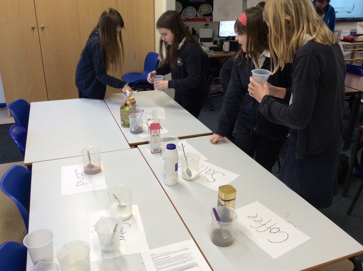 Y5 and Y6 Science investigation - Which substances dissolve in water?