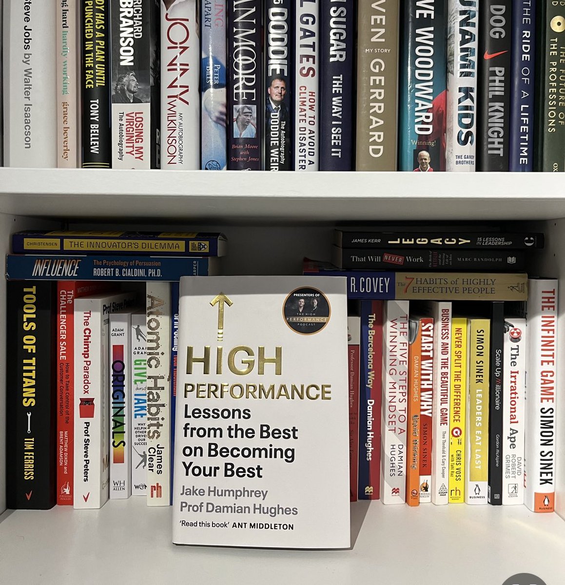 High Performance - one of the best books I’ve read in years! If you haven’t got it, get it. Podcast is great too! #HighPerformance by <a href="/mrjakehumphrey/">Jake Humphrey</a> and <a href="/LiquidThinker/">Damian Hughes</a>