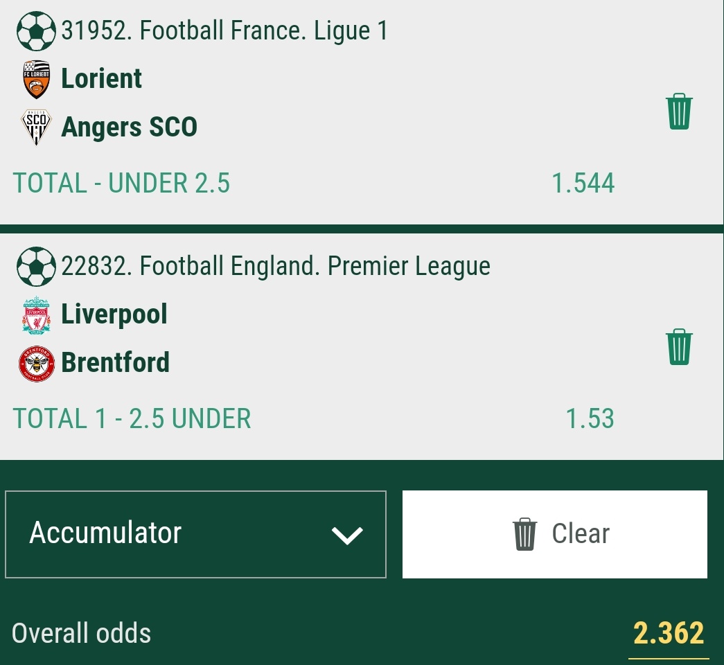 BettingGym's tweet photo. ⚽ LIVE FOOTBALL COMBO
🏆 Ligue 1 (France)
      Premier League (England)
📈 Odds - 2,36

#bettingtips #FreePicks #bettingtwitter #bettingsports #bettingpicks #GamblingTwitter #sports #futbol #soccer #football #sportsbetting #PremierLeague #EPL https://t.co/OQtgKqH3vP