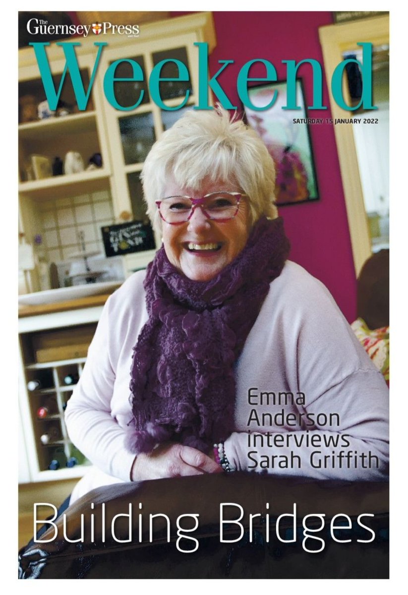 Many Guernsey people may think you know <a href="/aymestrey/">Sarah Griffith</a> She's full of stories and surprises. Have a read in the <a href="/GuernseyPress/">Guernsey Press</a> weekend edition. A joy to interview between laughs!