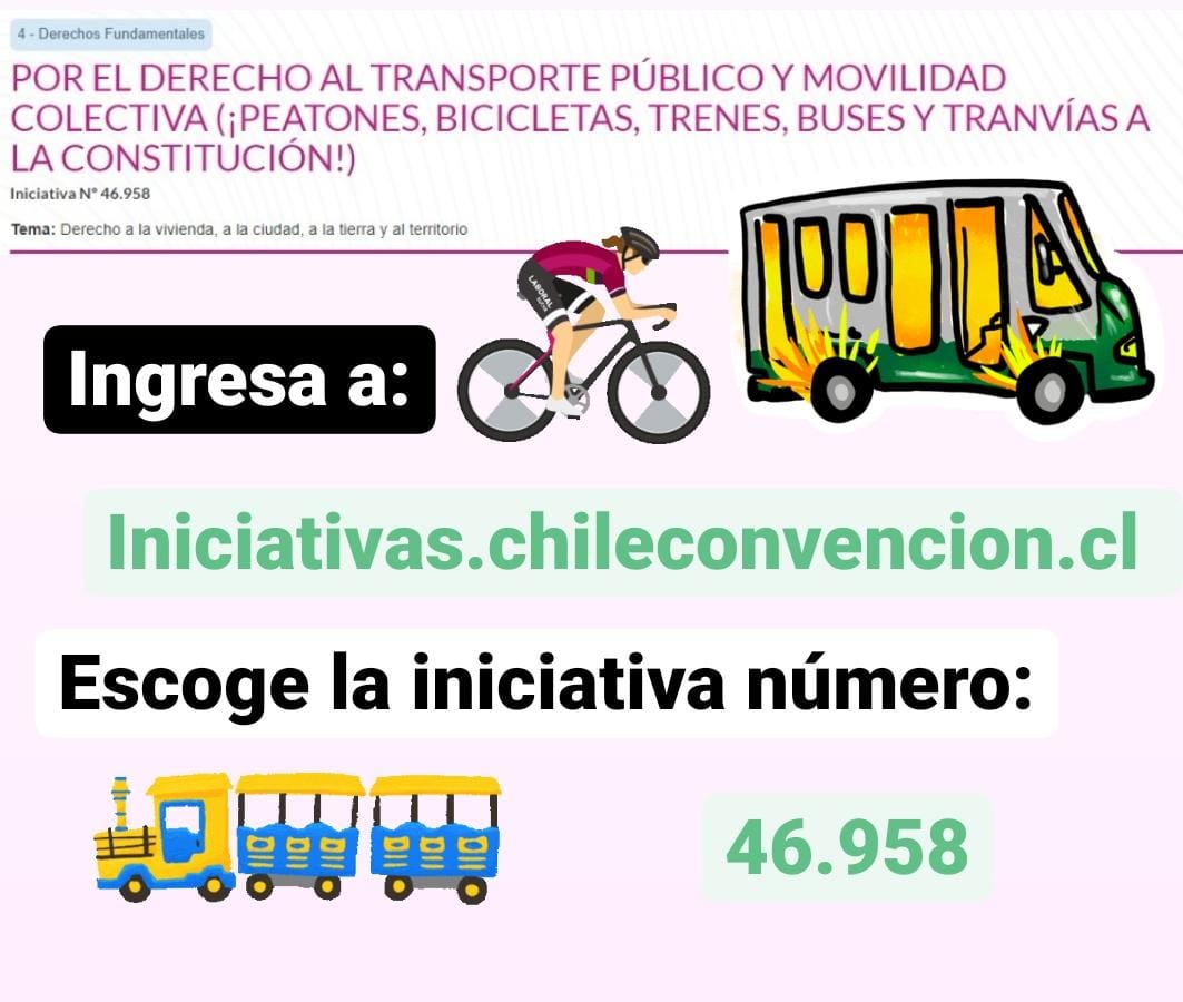 FdoGonzalezM's tweet photo. Queremos incorporar el derecho al Transporte Público y la Movilidad en la Constitución. ¿Nos apoyan? Iniciativa número 46.958 POR EL DERECHO AL TRANSPORTE PÚBLICO Y MOVILIDAD COLECTIVA (¡PEATONES, BICICLETAS, TRENES, BUSES Y TRANVÍAS A LA CONSTITUCIÓN!) https://t.co/q7xrJ2W2Gi https://t.co/bbzVJWduC5