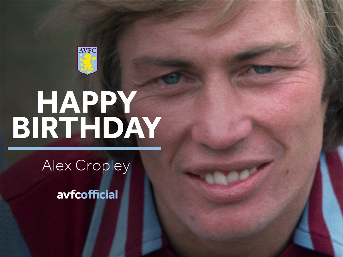 AndrewUllah's tweet photo. A V ery Happy Birthday to one of my favourite @AVFCOfficial players Alex Cropley. His goal at Sunderland all those years ago was that good even their fans applauded #AlexCropley #astonvilla #astonvillafootballclub #astonvillafc #AVFC #VillaPark https://t.co/Nz8hrcynQf