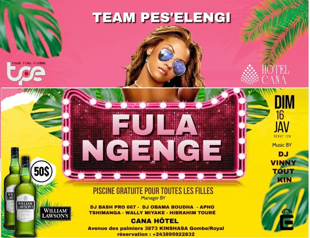 #KINSHASA #RDC #CANA #GOMBE #ROYAL #EVENEMENT #PESELENGI #BARBECUE_EN_MUSIQUE #DJ #RDC #RDCONGO #DRC