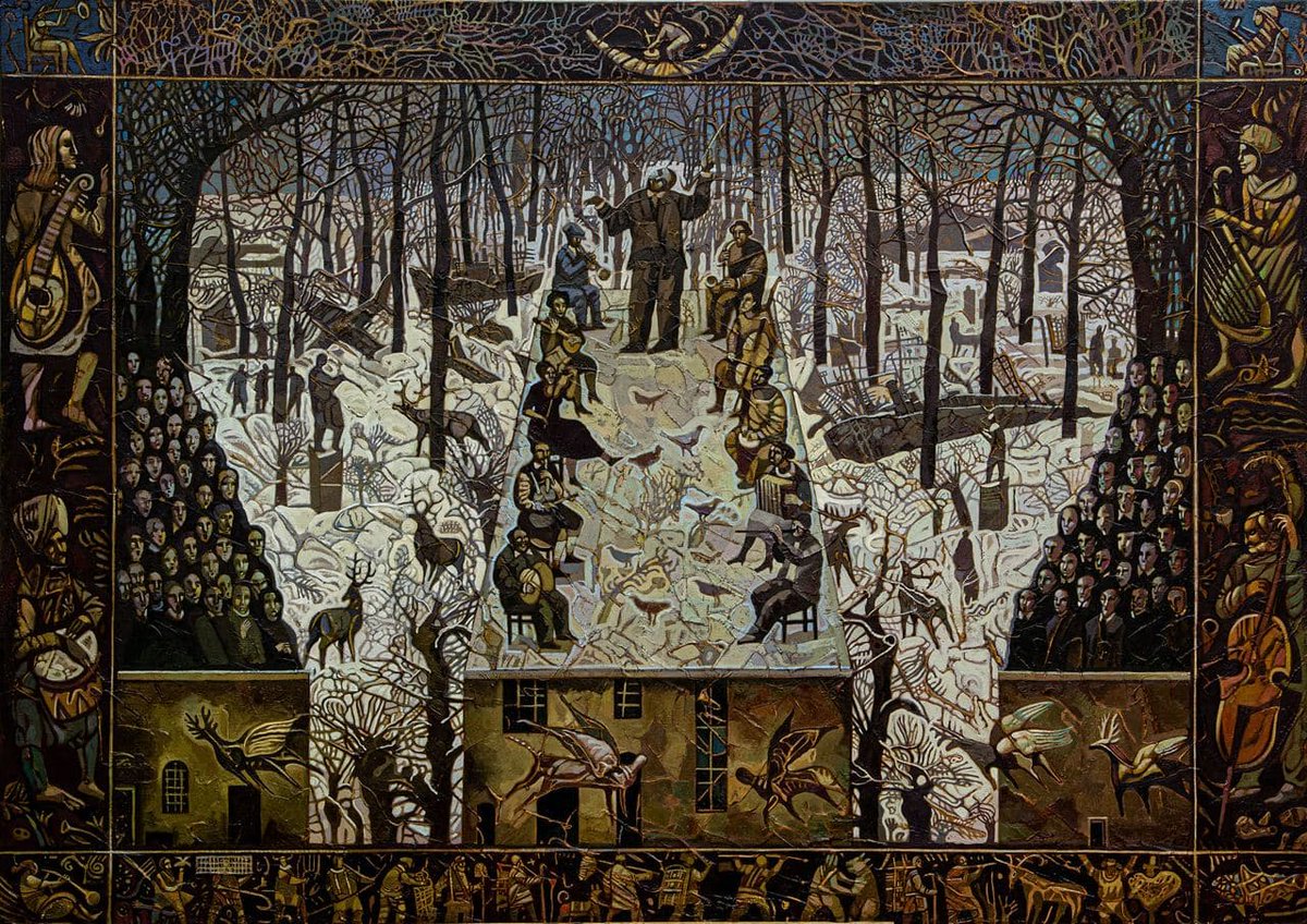 «Времена года. Зима» 2021 🎨 Вячеслав Люйко (1963)