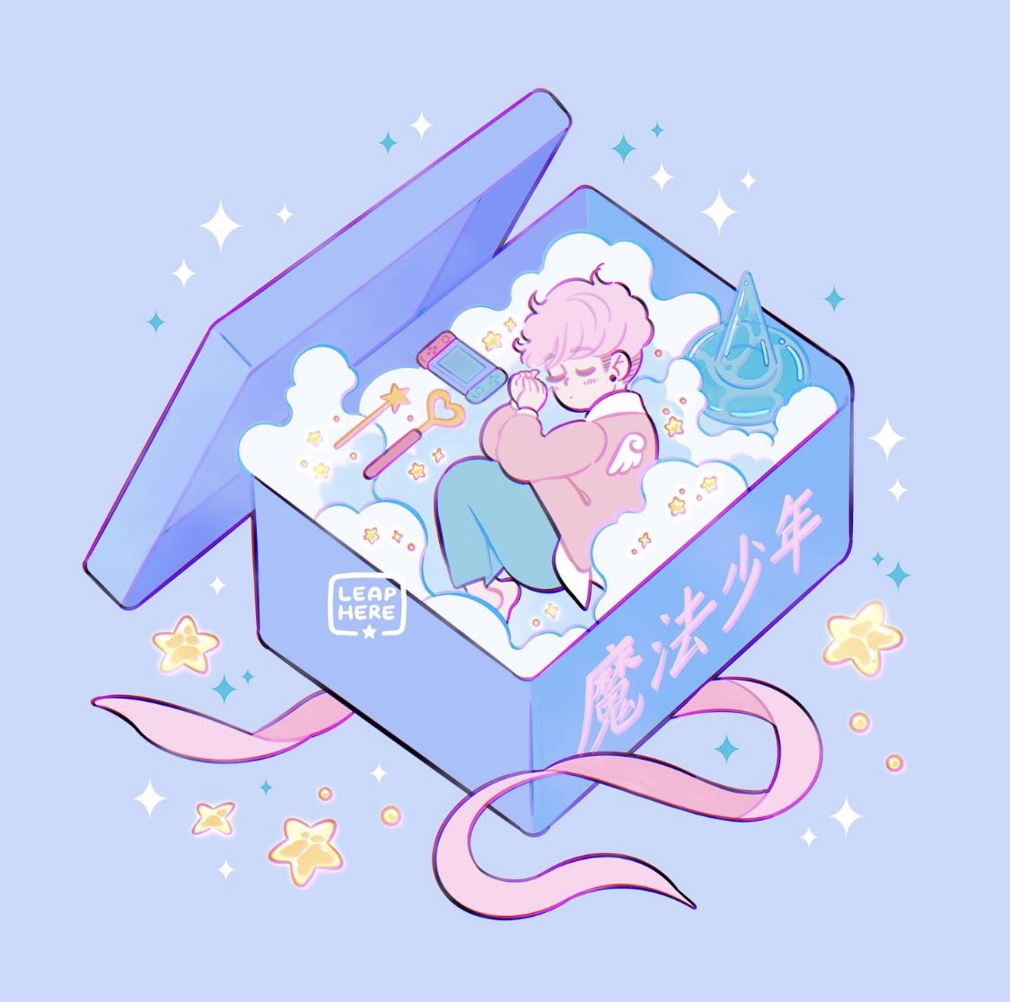 leaphere_'s tweet photo. Magical Boy Delivery ✉️✨ https://t.co/HmATkttEJN
