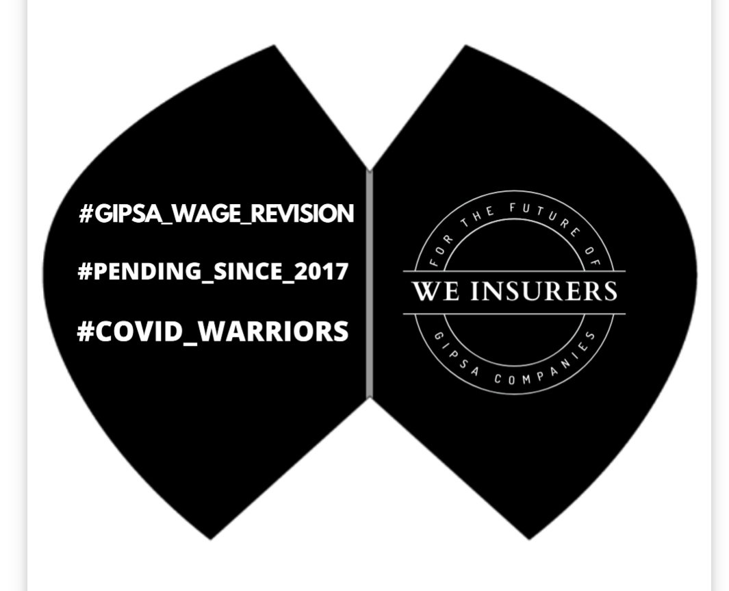 beVocal_India's tweet photo. Mask protects from COVID &amp; @WInsurers protect economy from Unforeseen Risks.. still we are #underPaid  #Covid_Warriors @DFS_India @nsitharaman @Swamy39 @pldontbeupset 
#GIPSAWAGEREVISION
#Underpaid_COVID19_Warriors
#GIPSA_WAGE_REVISION
#Repeal_GIBNA_2021
#54_Months
@idesibanda https://t.co/O775TPWSz6