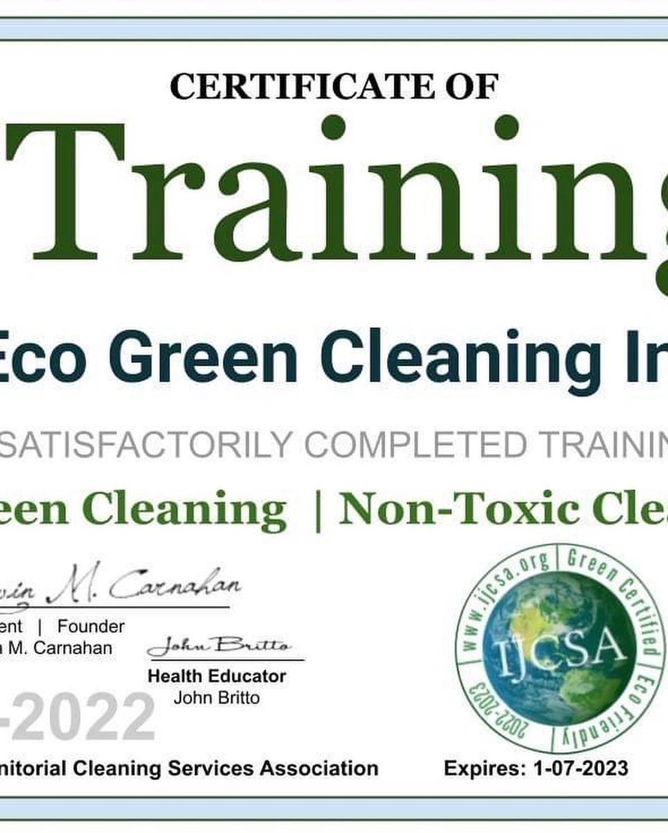 We take pride in providing our clients eco-friendly signature cleaning experience as a part of a new norm because we care.

#ecogreencleaningmanhattannyc
#Cleaningservicecolumbuscirclenyc
#Greencleaningmanhattannyc
#Cleaningservicetimessquare 
#Cleaningserviceunionsquaremanhat