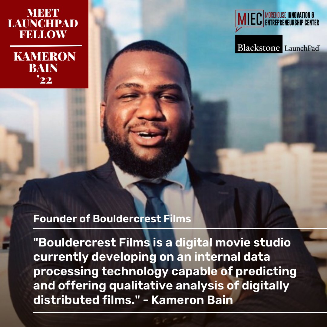 miecenter's tweet photo. We're proud to present our Launchpad Fellows and their businesses. They've been working diligently while matriculating through Morehouse proving that if your dream is worth it, you shall achieve it. Congrats fellows!
#miecenter #entrepreneur #launchpadatMH #launchpadspelhouse https://t.co/ECWaXtlLMr
