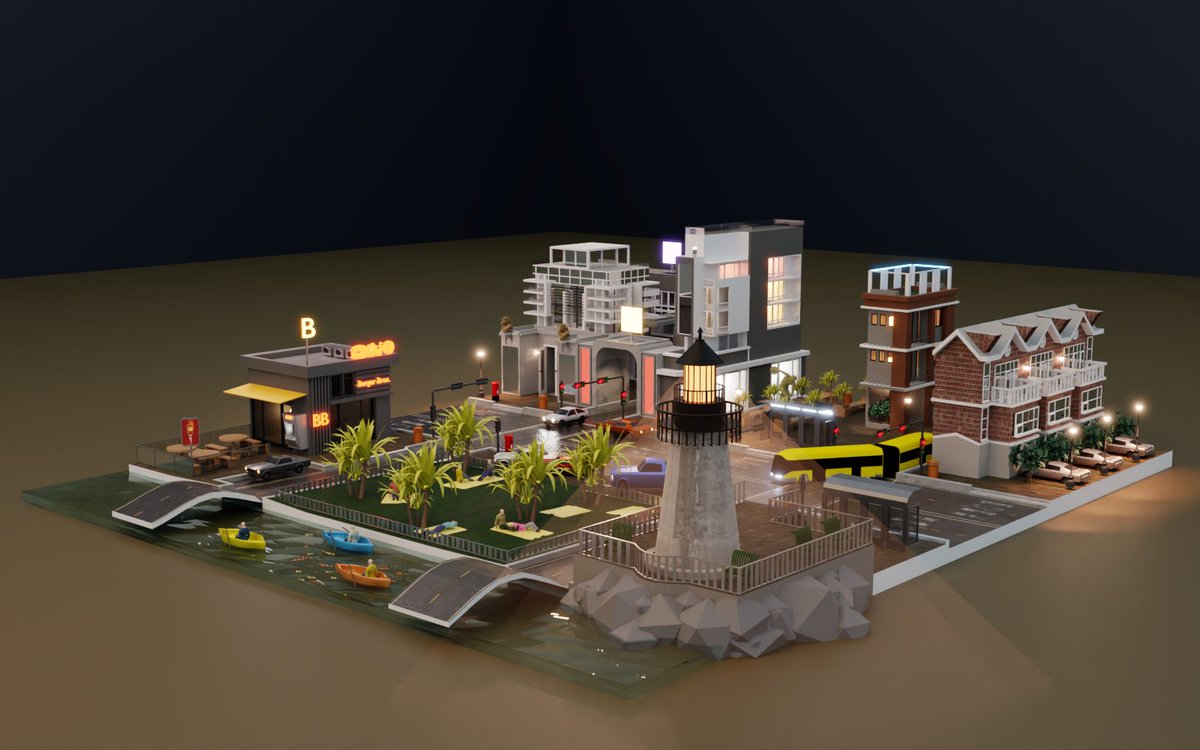 Finally the long awaited city! My first big city design. i have been working on it since 9 days

follow me on Instagram: instagram.com/devnest.contac…

#architecture #architectural #architecturaldesign #b3d #blender #Blender3d #3D #3dart #burger #design #interiordesign #blendercycles