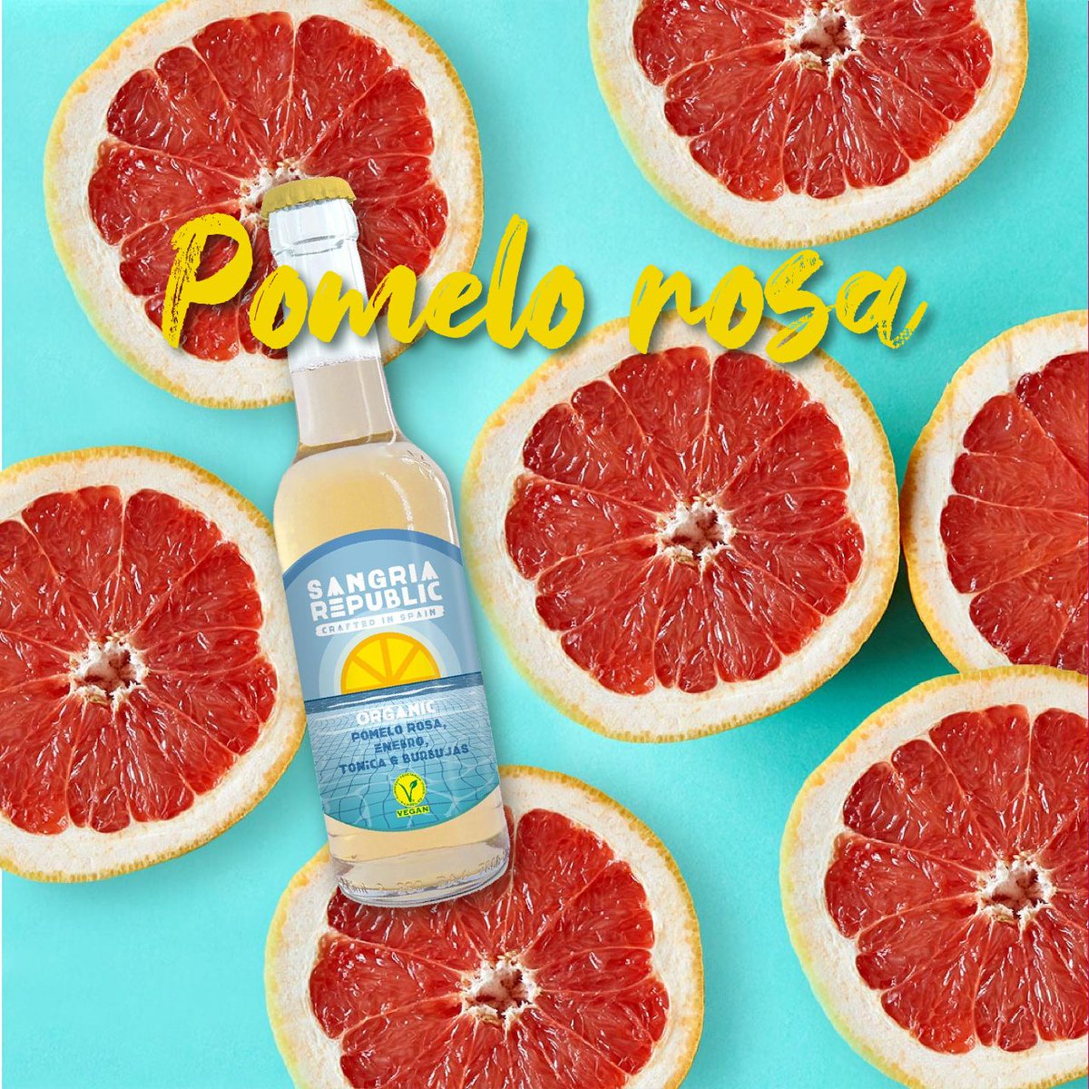 Si eres de los que cada vez que salen sólo piden 🍸 y quieres innovar, deberías mezclar tu ginebra favorita con nuestra #SangríaRepublic de #pomelo rosa . Su sabor ácido y fresco te volverá loco y no podrás parar de pedirla 😍 ¿Te atreves a probar? 😉 #bebida #natural #vegana