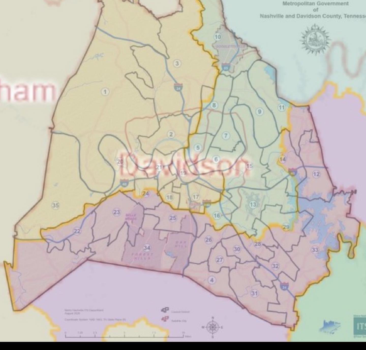 Davidson County Zoning Map تويتر \ Robby Starbuck على تويتر: "Some Rough Maps For Those Wondering If  They're In My District Now. We'll Have More Detailed Maps You Can Zoom Down  To Street Level On Very