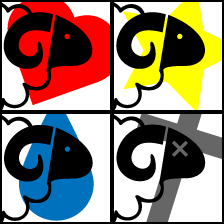 War_Schaf's tweet photo. 🇩🇪
Ich hatte endlich einen Geistesblitz für eigene Emotes. Es sind zwar nur einfache Grafiken aber für den Übergang zu detaillierten Emotes finde ich die irgendwie cool:
Herz: LOVE
Stern: HYPE
Tropfen: SAD
Kreuz: RIP https://t.co/9KpkhskQnM