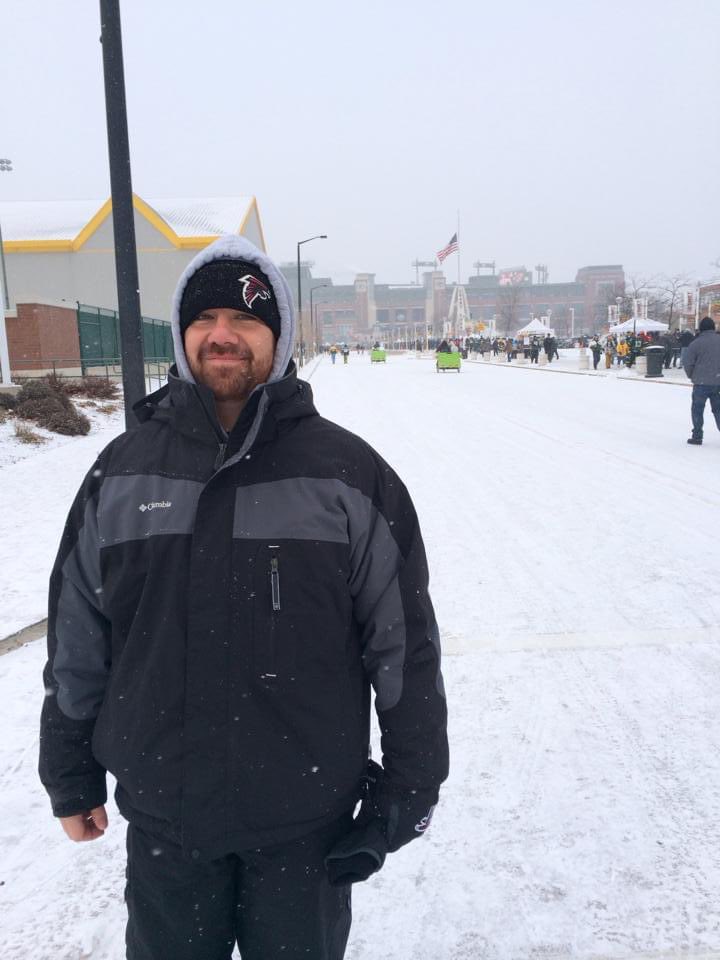 KFOmafia's tweet photo. @BJewkes 2013 vs GB at Lambeau. It was 3 degrees. https://t.co/YhFhqXDME9