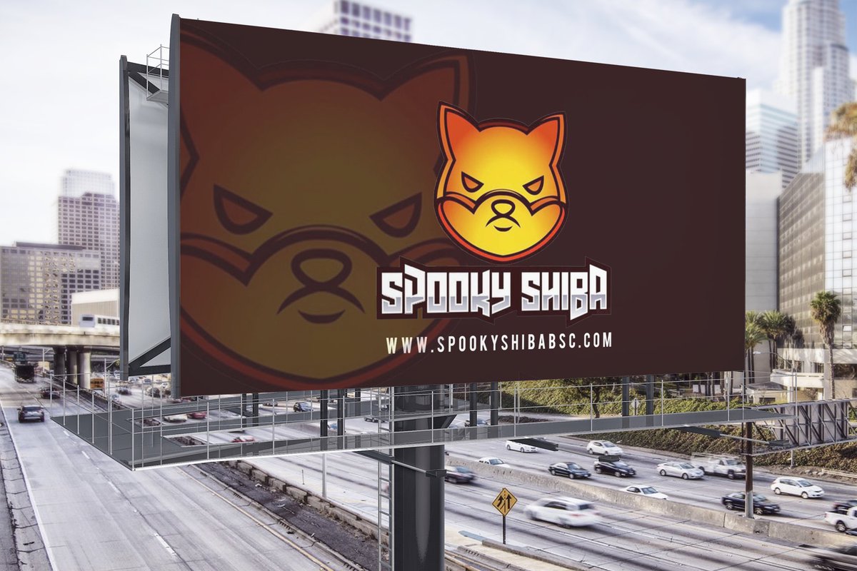 SPKYSHIB's tweet photo. Digital billboards are about to take over. #Miami #SpookyShiba https://t.co/JQz4CXbOVk