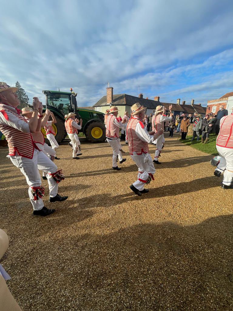 Excellent Plough Sunday service at Thaxted Church to bless the plough organised by Agricultural Chaplain Revd Canon Janet Nicholls with #Thaxted Morris Men and tractor run by <a href="/EssexYFC/">Essex Young Farmers</a>. <a href="/chelmsdio/">Chelmsford Diocese</a> @NFUEastAnglia <a href="/RABIcharity/">RABI - the farmers charity</a> <a href="/EssexAgSociety/">Essex Ag Society</a> <a href="/highsheriffs/">High Sheriffs' Association of England and Wales</a> @EP_RURAL <a href="/UttlesfordDC/">Uttlesford DC</a>