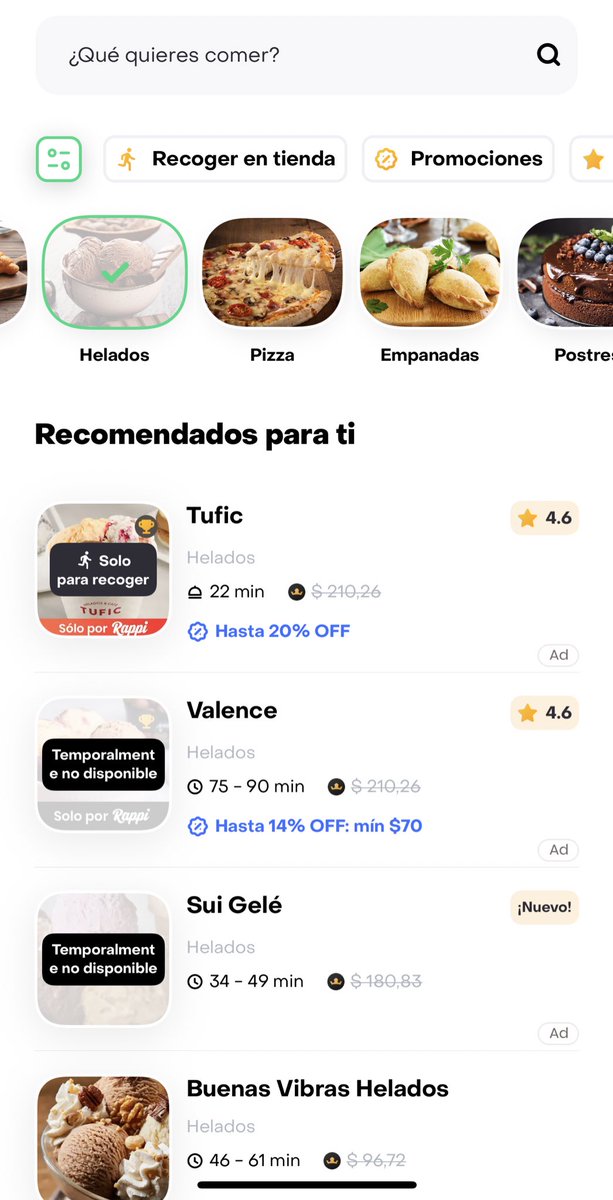 DoliMaffi's tweet photo. Alguien me cuenta para que uno paga @RappiArgentina prime si cada vez que vas a pedir están para retirar en el local o fuera de servicio . Pasa SIEMPRE que entro. #raro https://t.co/LCAJXPnJen