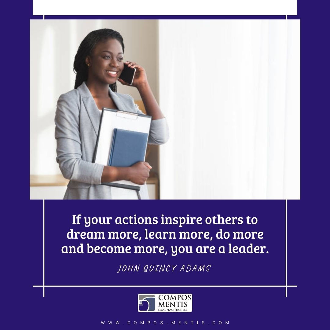 composmentisng's tweet photo. It's good to be back...

If your actions inspire others to dream more, learn more, do more and become more, you are a leader. — John Quincy Adams

#CMLP #ComposMentisLegal #CMLPMondayMotivation #MondayMotivation #Work #Goals #Inspiration #Positive #Motivation #Leadership https://t.co/1auYfdbcjL