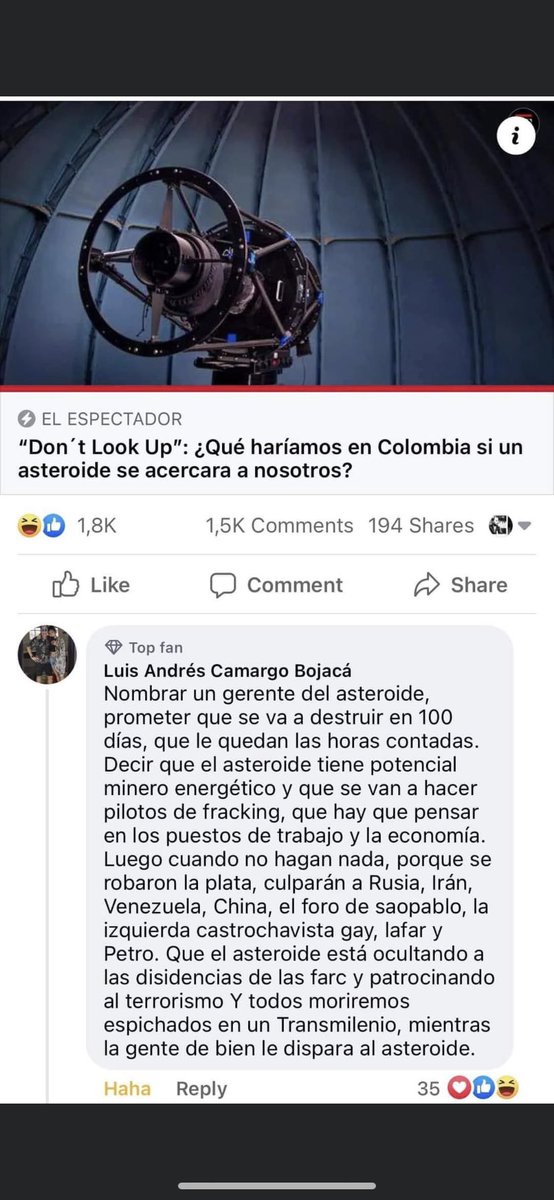 SFSALAMANCA's tweet image. No mires arriba versión Colombia