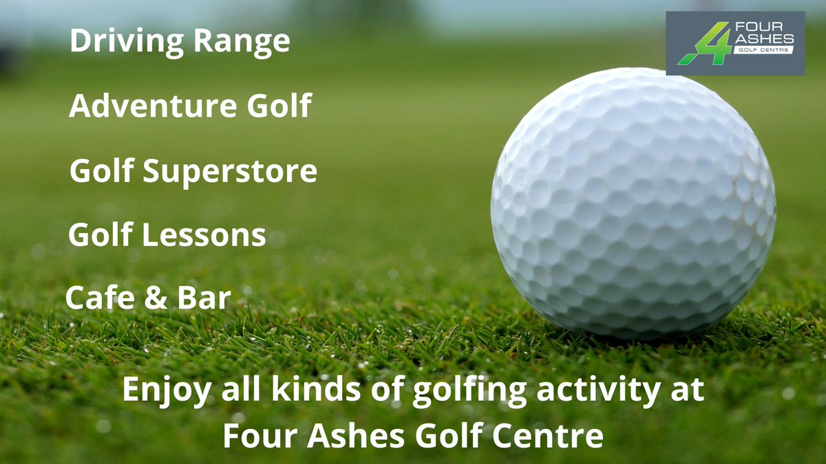 Hi #BrumHour, need to get your golf fix?  We've got a bit of everything here and if it gets too cold you could enjoy a coffee and a bite to eat in the cafe.  Find out more about what we do at fourashesgolfcentre.co.uk