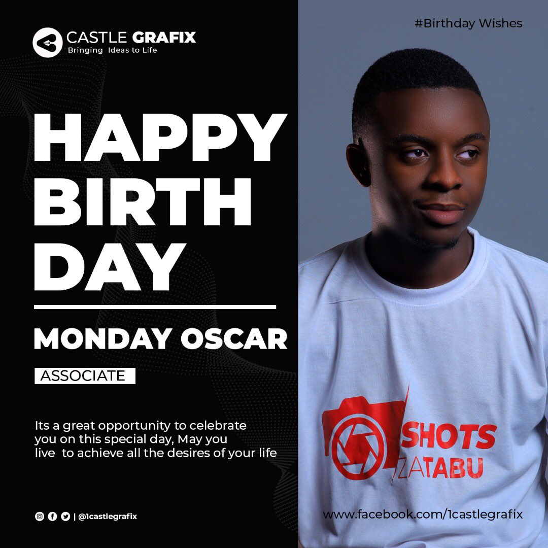 1CastleGrafix's tweet photo. Happy birthday @UgMandy one of the baddest Tv producer. More blessings follow you in the years to come. https://t.co/VJZfTeiTqH